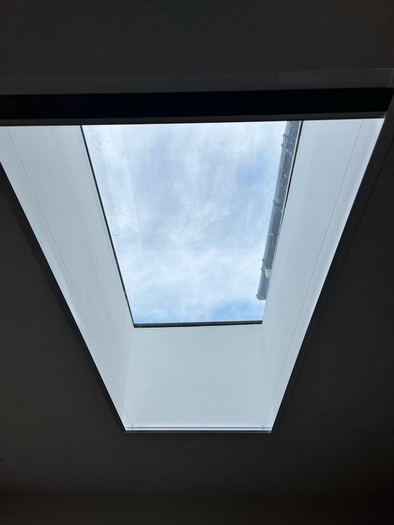 Pleated skylight blinds