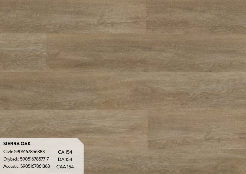 Sierra Oak LVT Flooring range from Arbiton