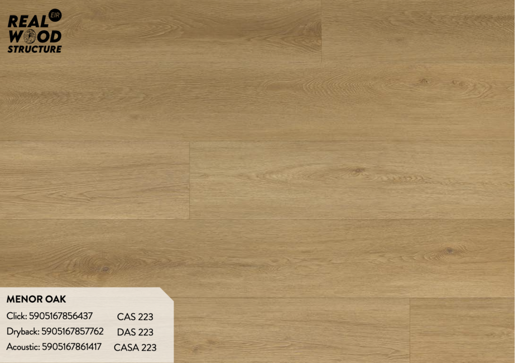 Menor Oak wood floor LVT.