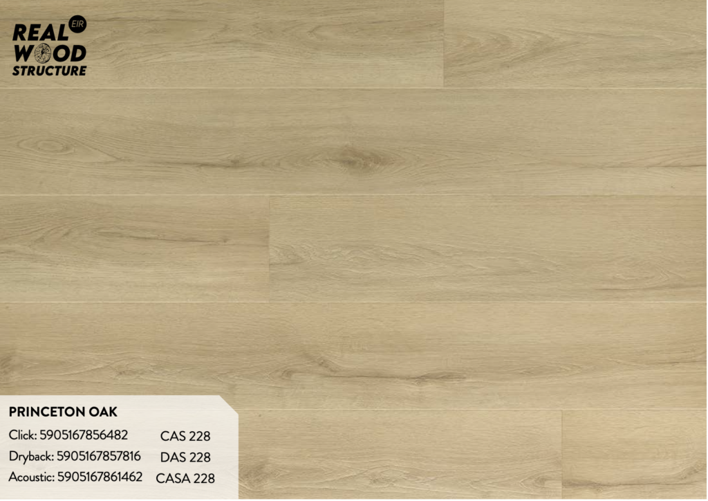 Princeton Oak LVT floor panel from Arbiton.